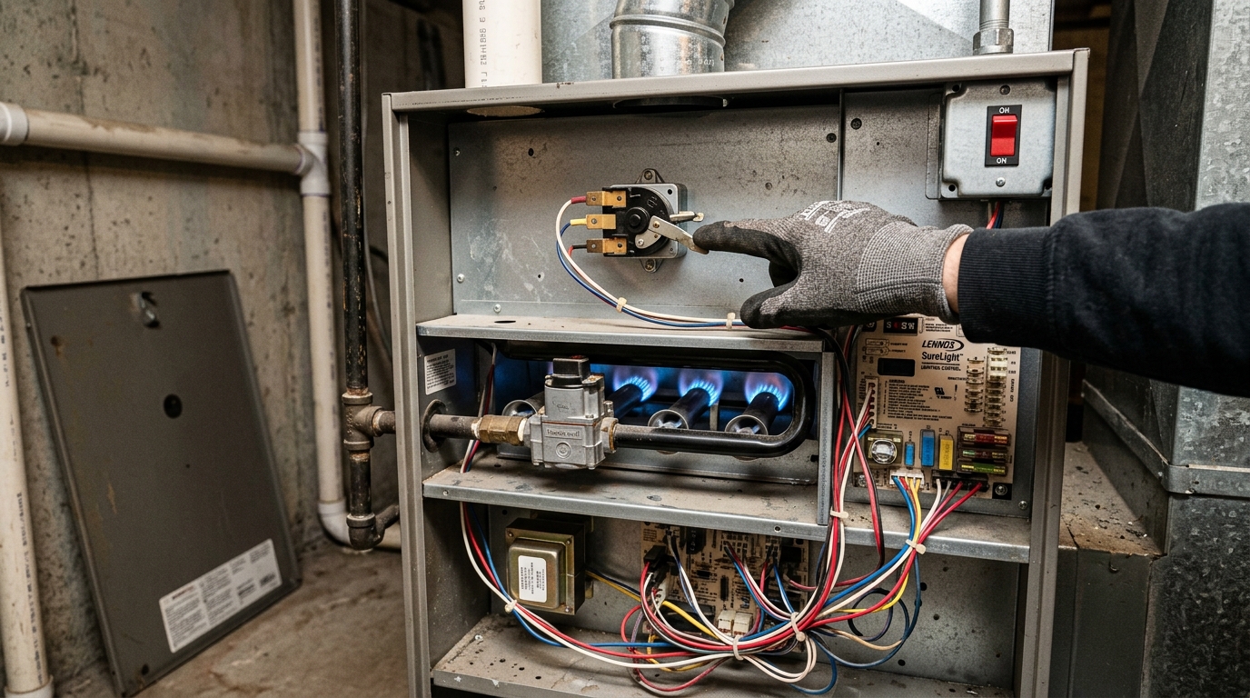 Lennox Furnace Maintenance — Safety Control and System Testing