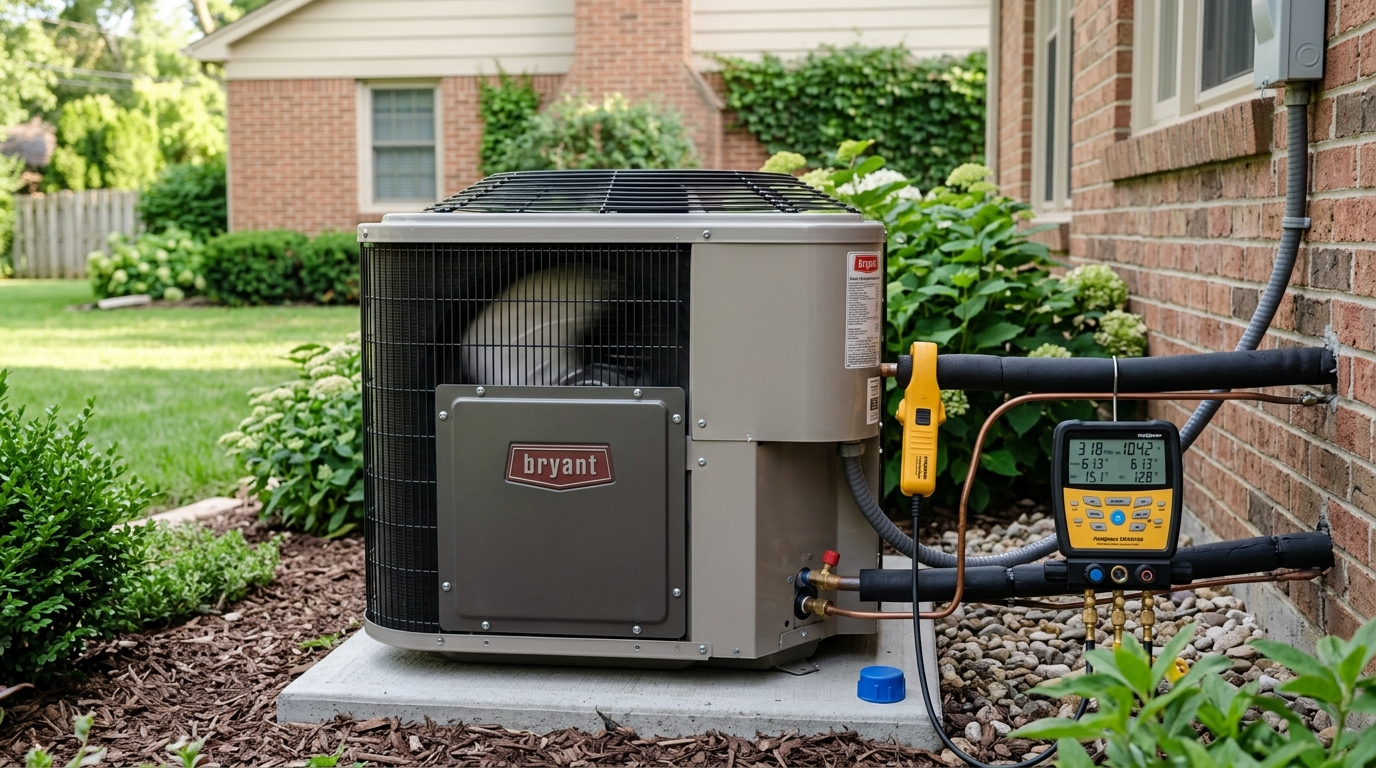 Bryant Heat Pump Repair — Full Heating and Cooling Testing