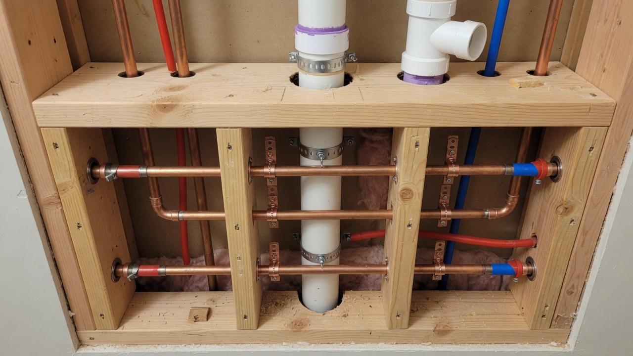 Plumbing — Code-Compliant Work From Rough-In Through Trim