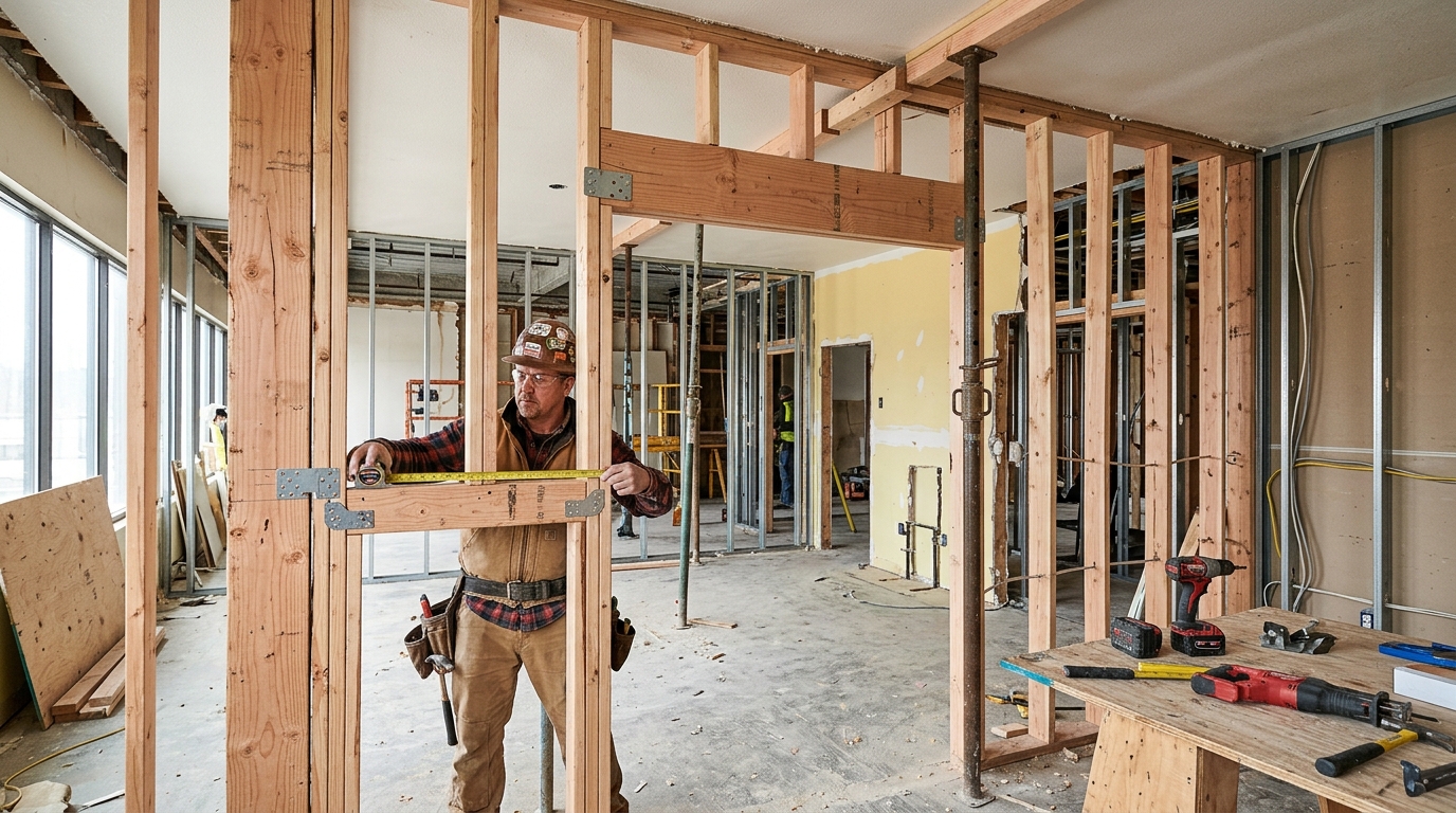 Commercial Remodeling — Owner-Onsite for All Structural Changes