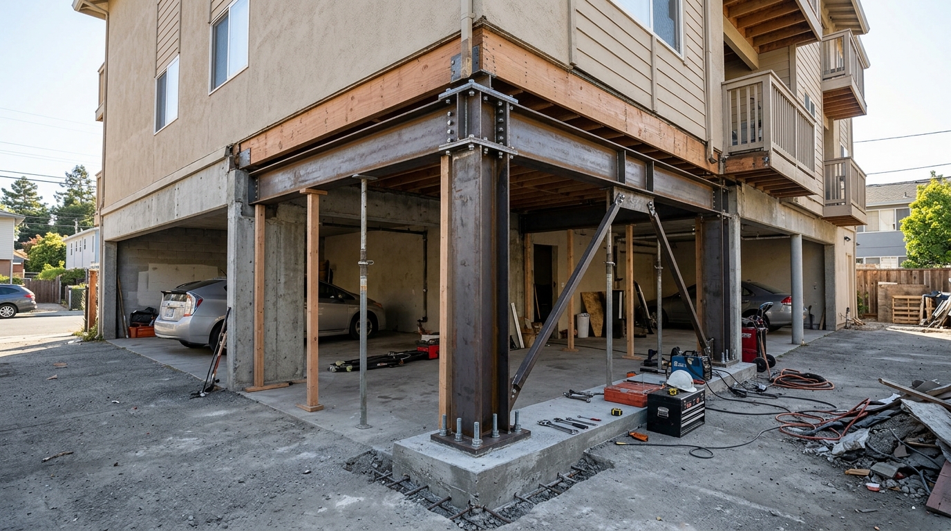 Soft-Story Retrofit — Unified Trade and Inspection Coordination