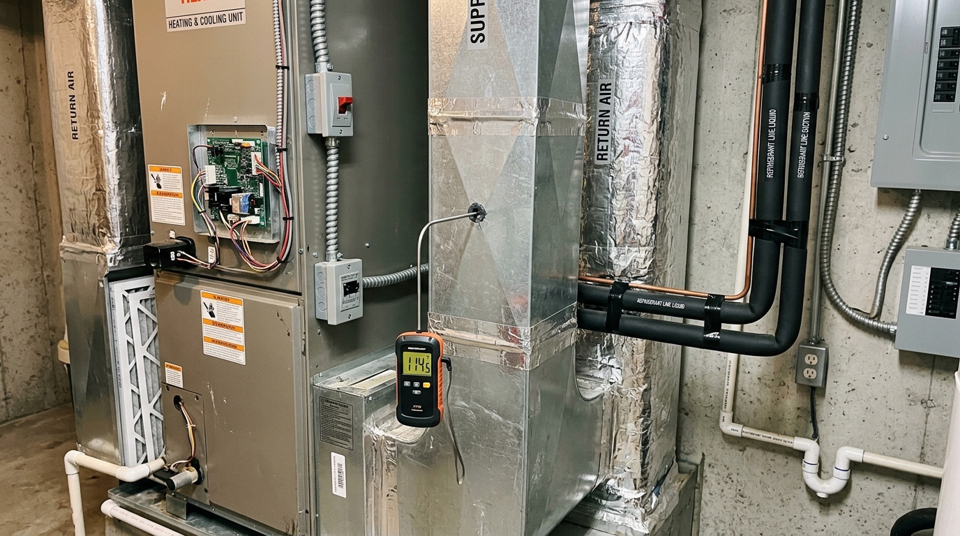 Heat Pump Repair — Full Heating and Cooling Verification