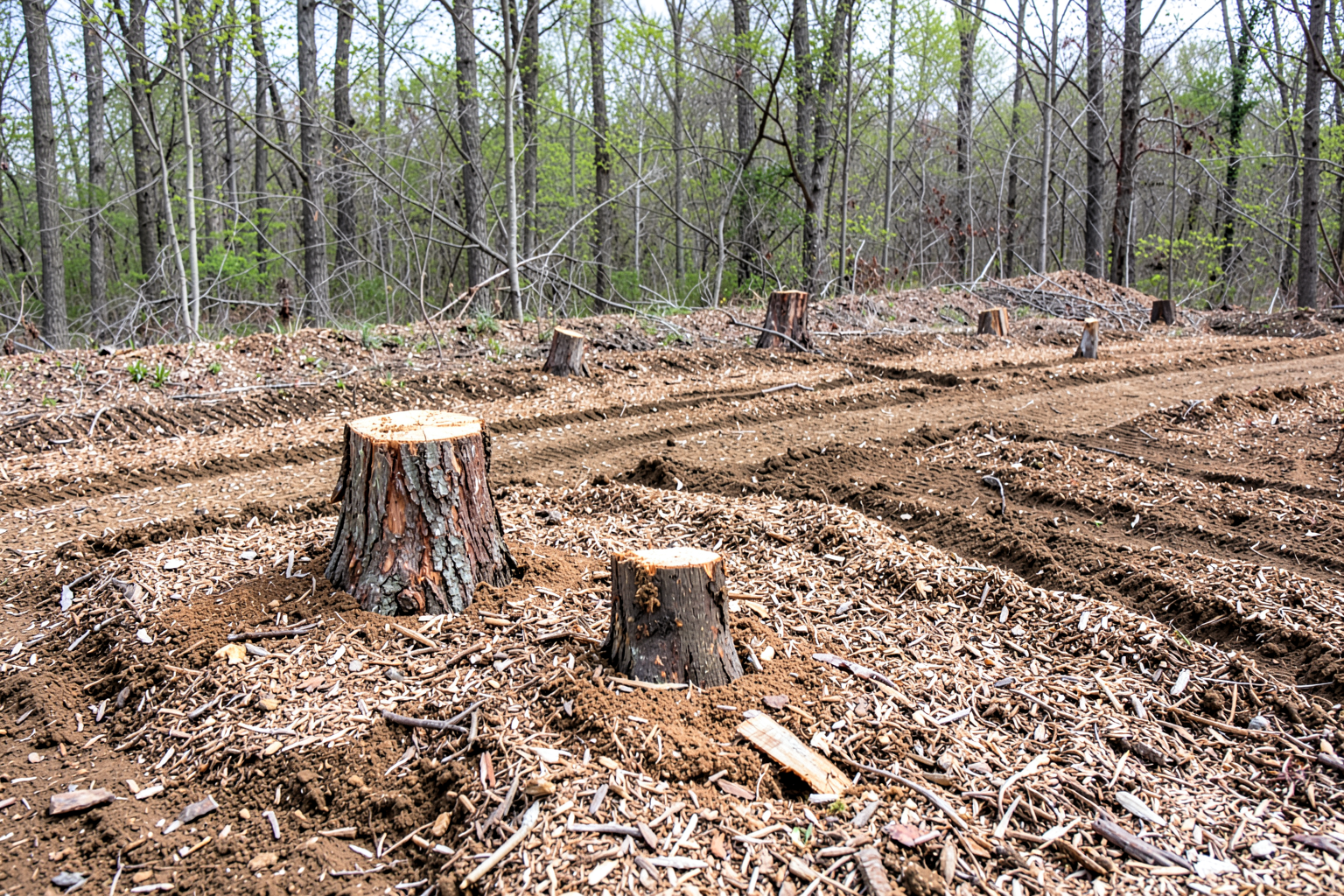 Stump Grinding — Adaptable to Rocky Soils and Sloped Dutchess County Terrain