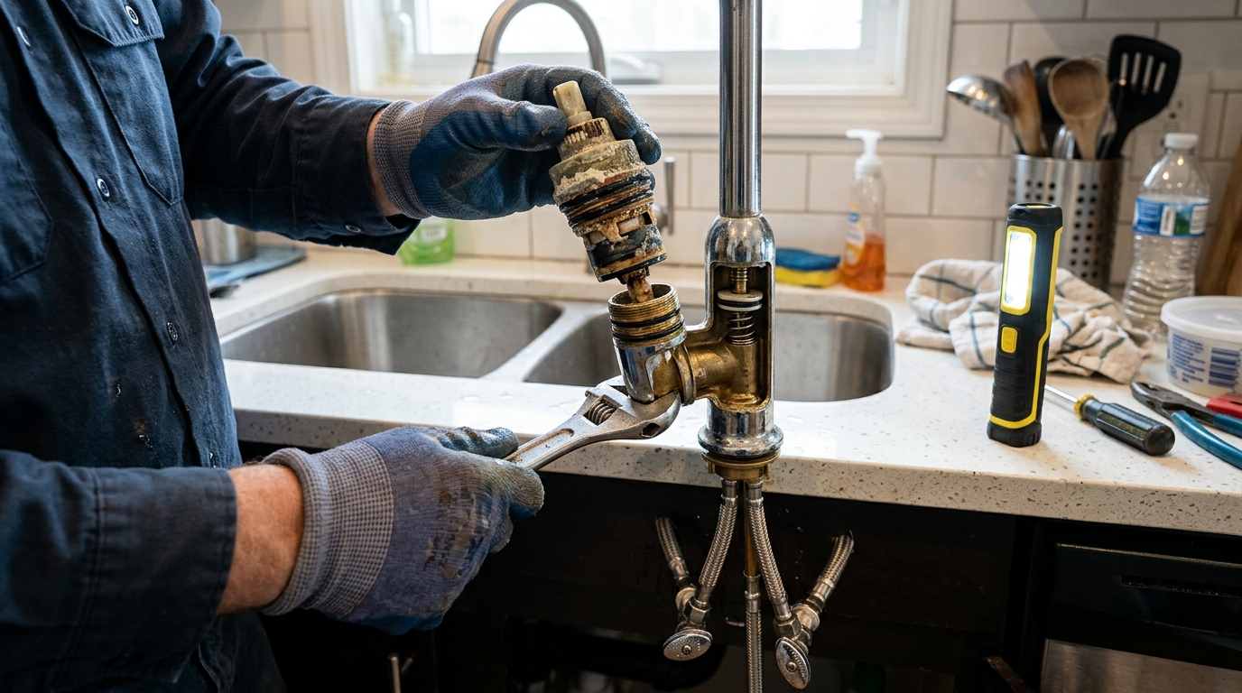 Faucet Repair — What a Complete Repair Looks Like