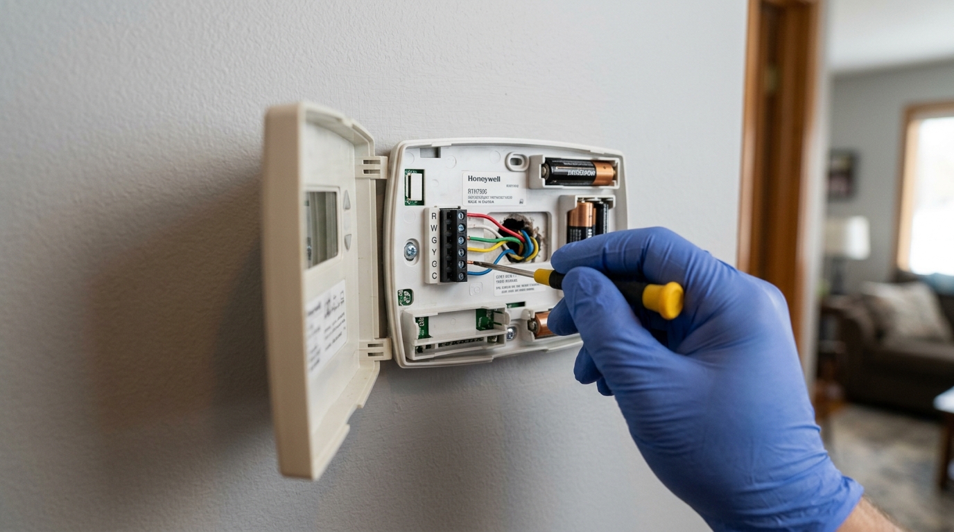 Thermostat Maintenance — Wiring and Control Verification