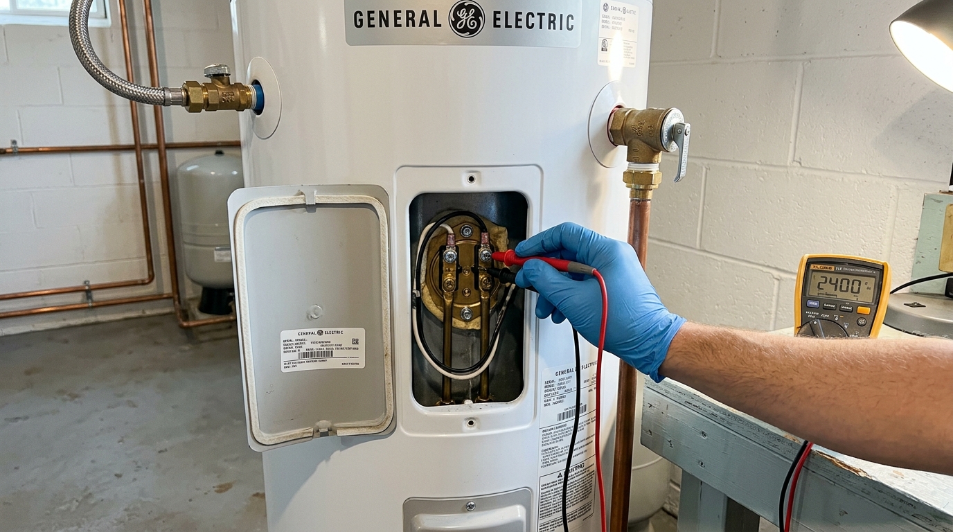 GE Water Heater Maintenance — Component Testing and Safety Checks