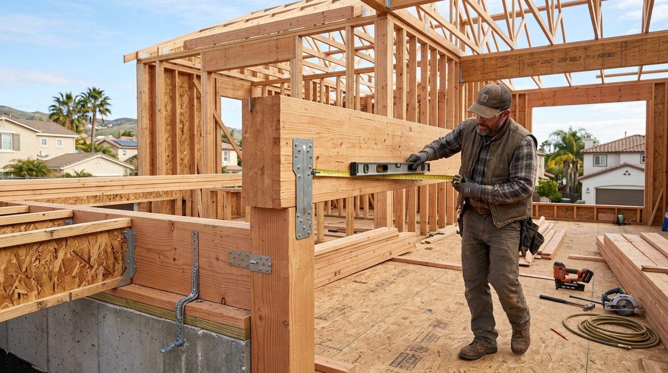 House Framing — Job-Specific Lumber and Connectors