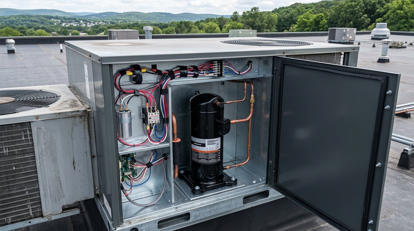 Rooftop Packaged Unit Repair — Full Mechanical and Electrical Repair