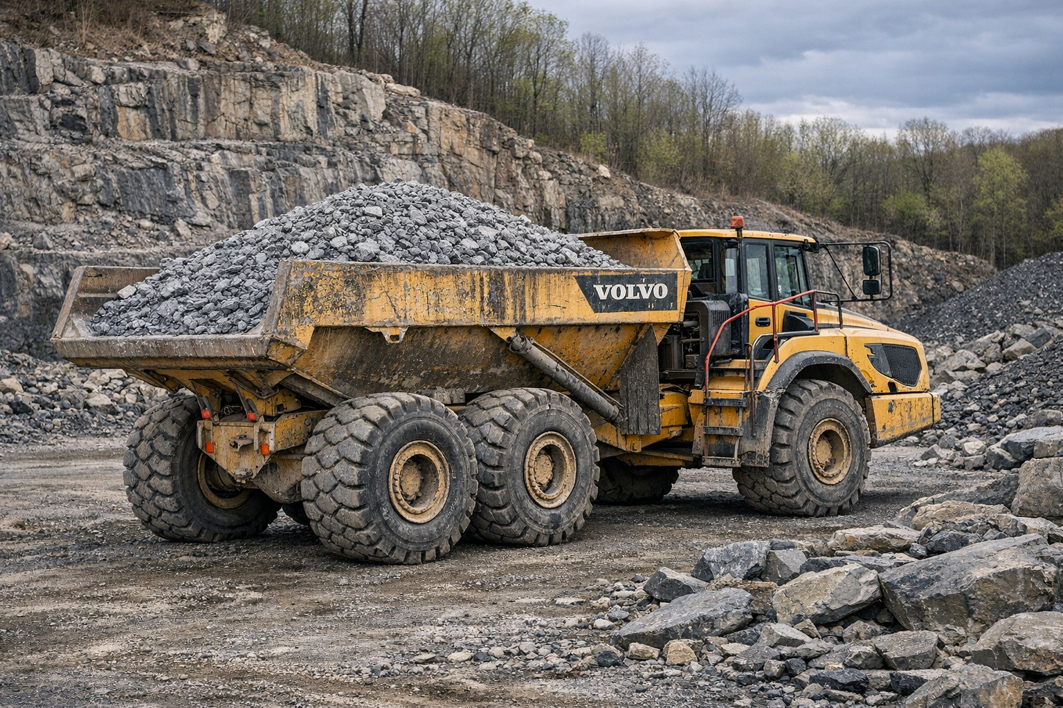 Articulated Haul Trucks