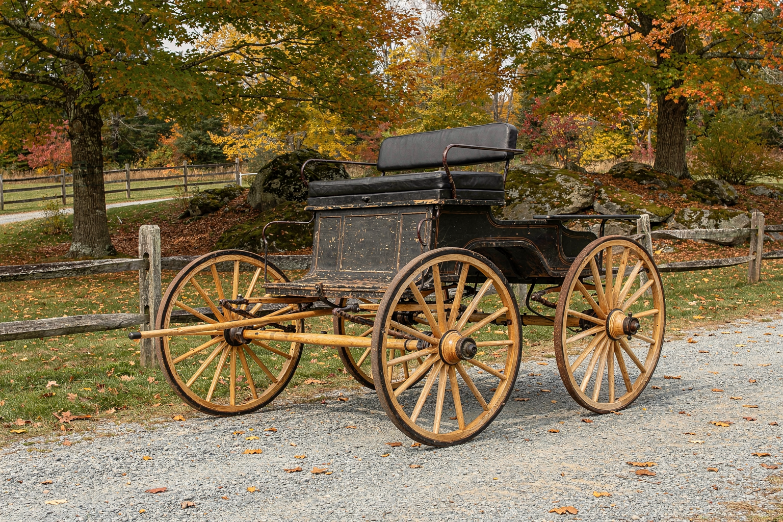 Horse-Drawn Carriage Wheel Replacement — Dutchess County