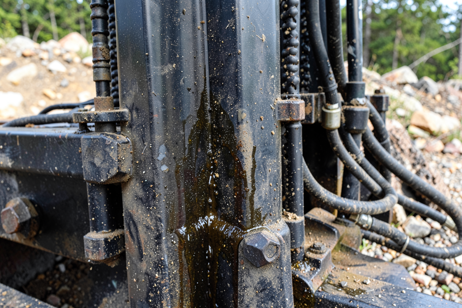 Forklift Hydraulic Repair — Field Hydraulic Hose and Seal Replacement for Forklifts