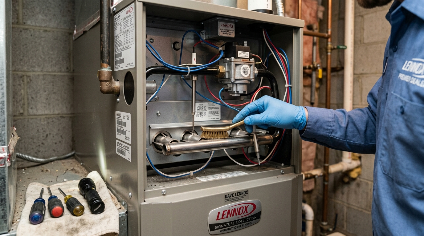 Lennox Furnace Maintenance — Airflow and Blower Inspection