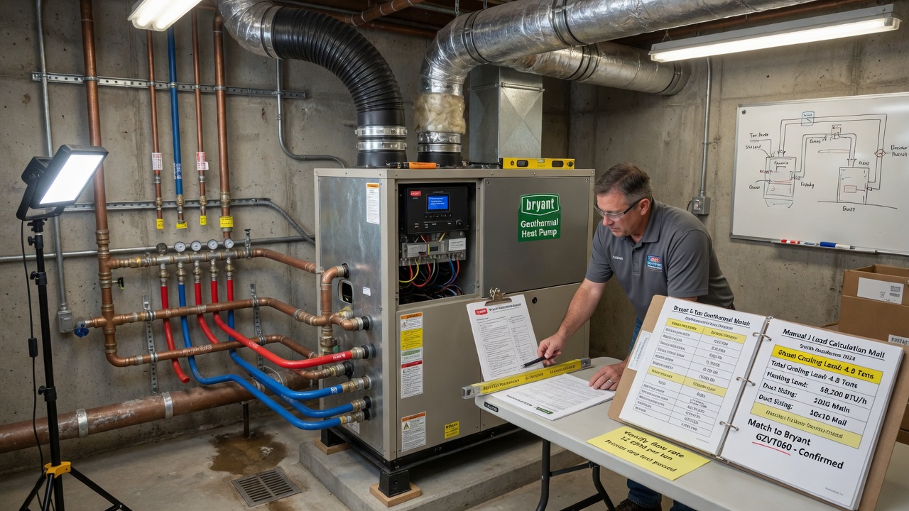 Bryant Geothermal Heat Pump Installation — Accurate Load Calculation and Matching