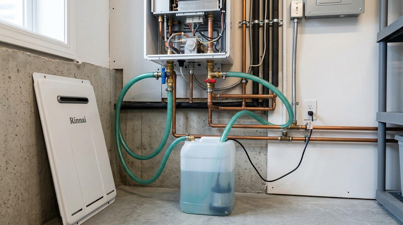 Rinnai Water Heater Repair — Tankless System Descaling Service
