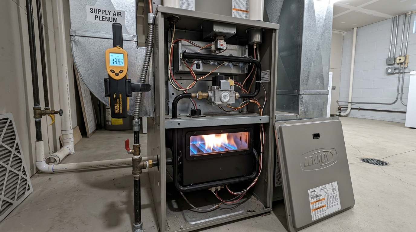 Lennox Furnace Repair — Full Heating Cycle Verification