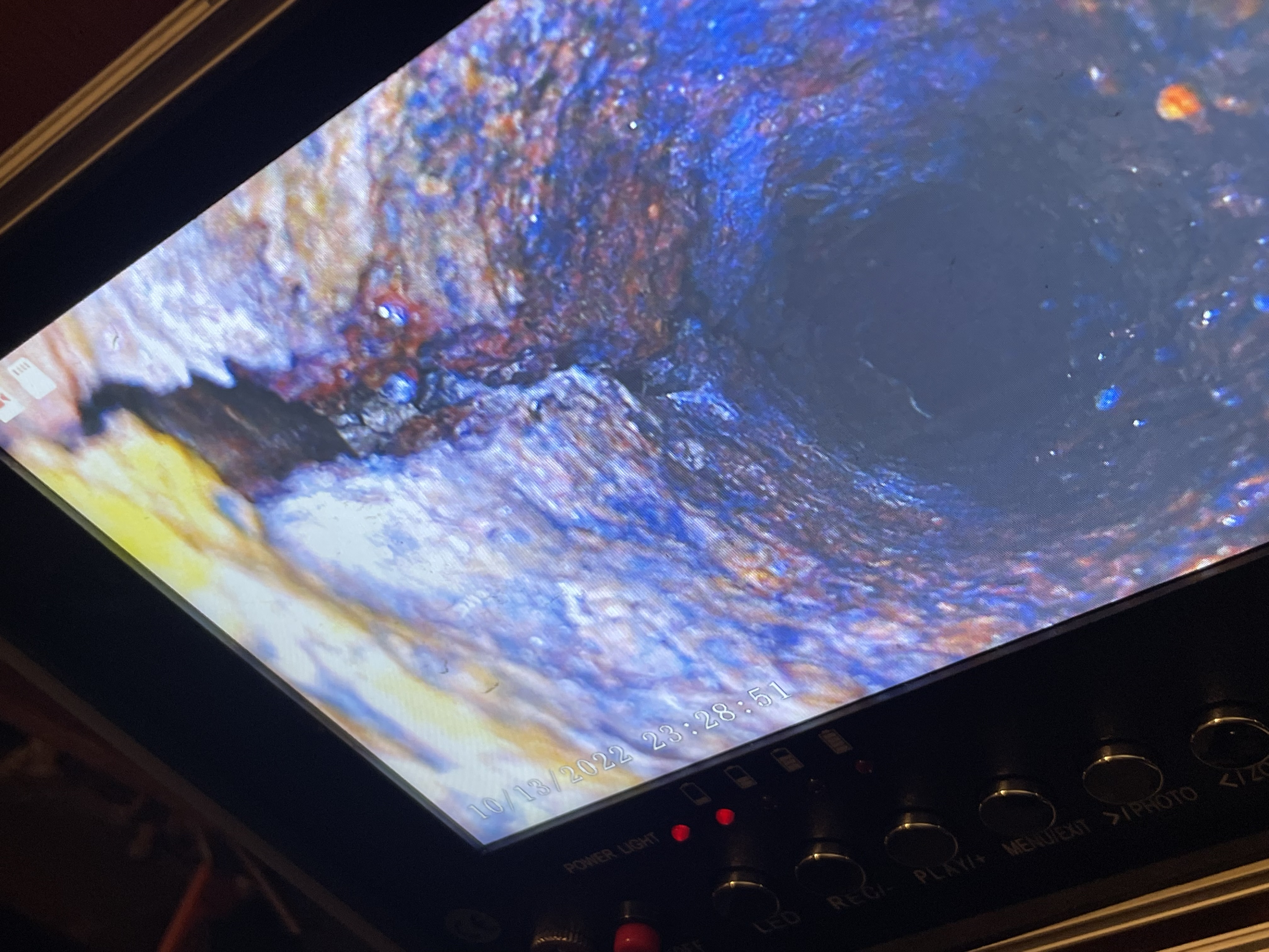 Main Line Drain Clearing — Camera Confirms Red Hook Line Condition