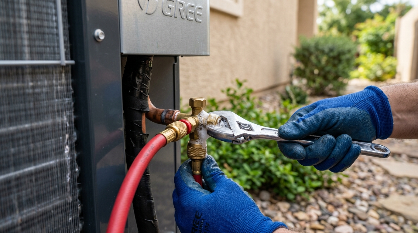 GREE Mini-Split Repair — Refrigerant and Leak Repair Done Right