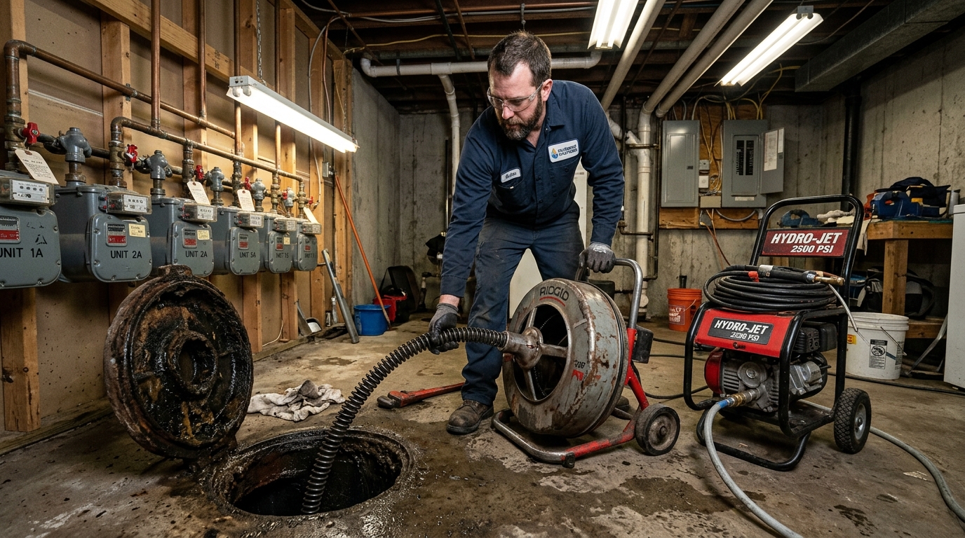 Apartment Drain Clearing — How We Pinpoint The Problem In Red Hook
