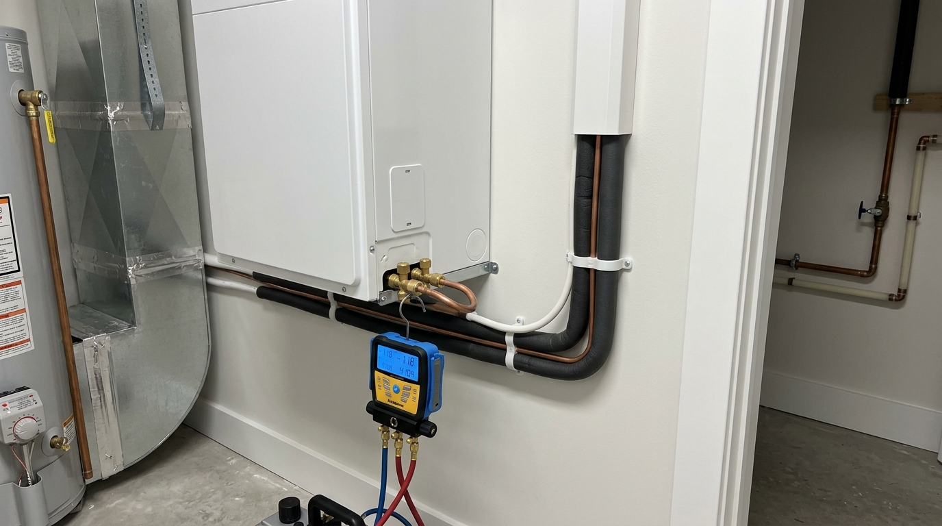 Friedrich Mini-Split Installation — Full System Commissioning Process