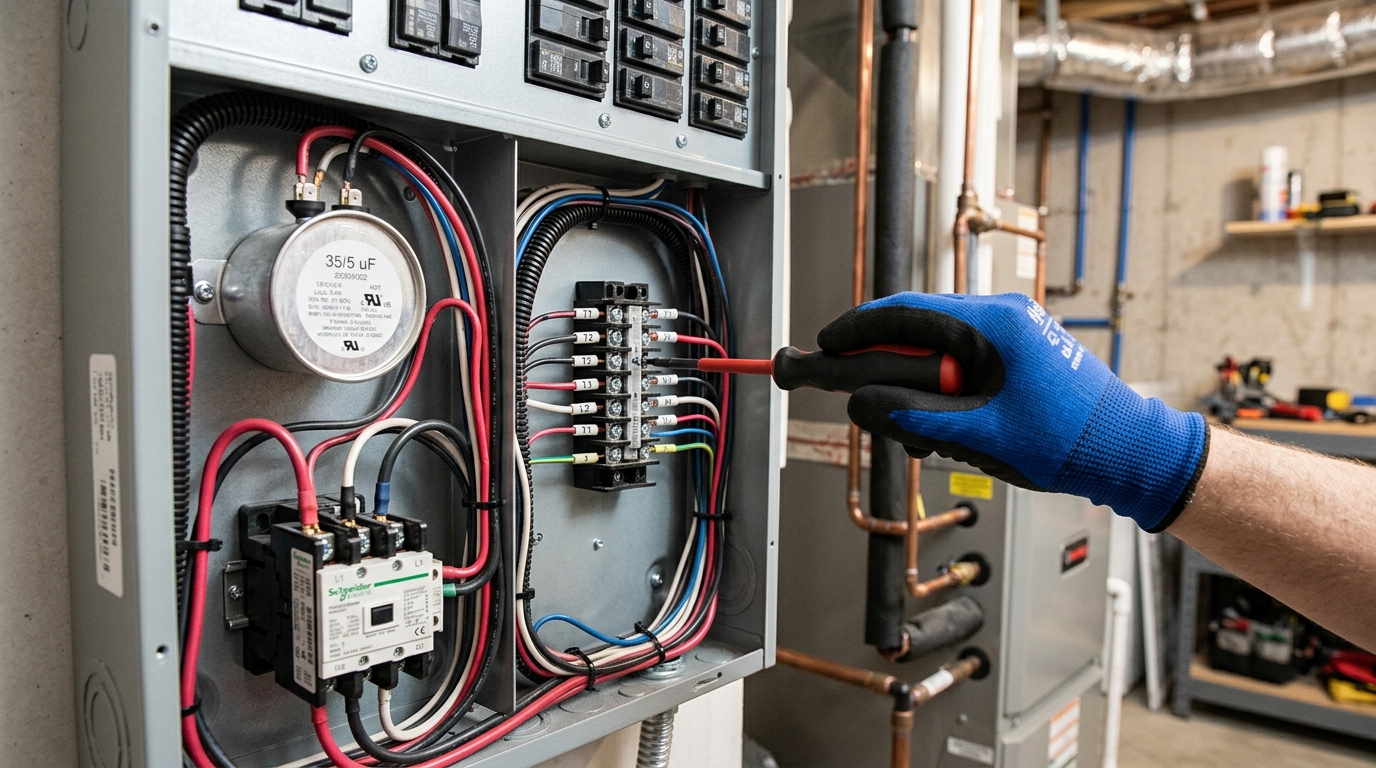Comfortmaker Heat Pump Maintenance — Electrical and Component Inspection