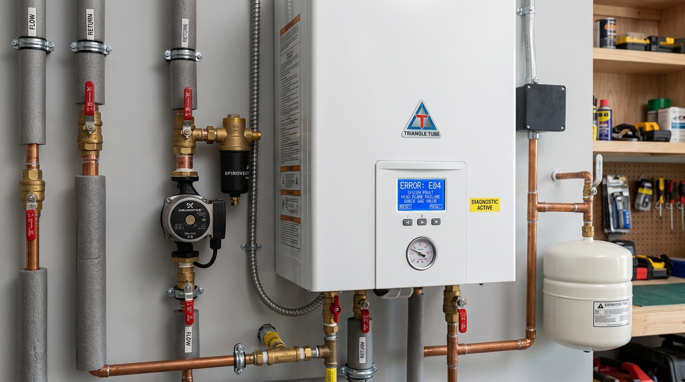 Triangle Tube Boiler Repair — Combustion and Heat Exchanger Service