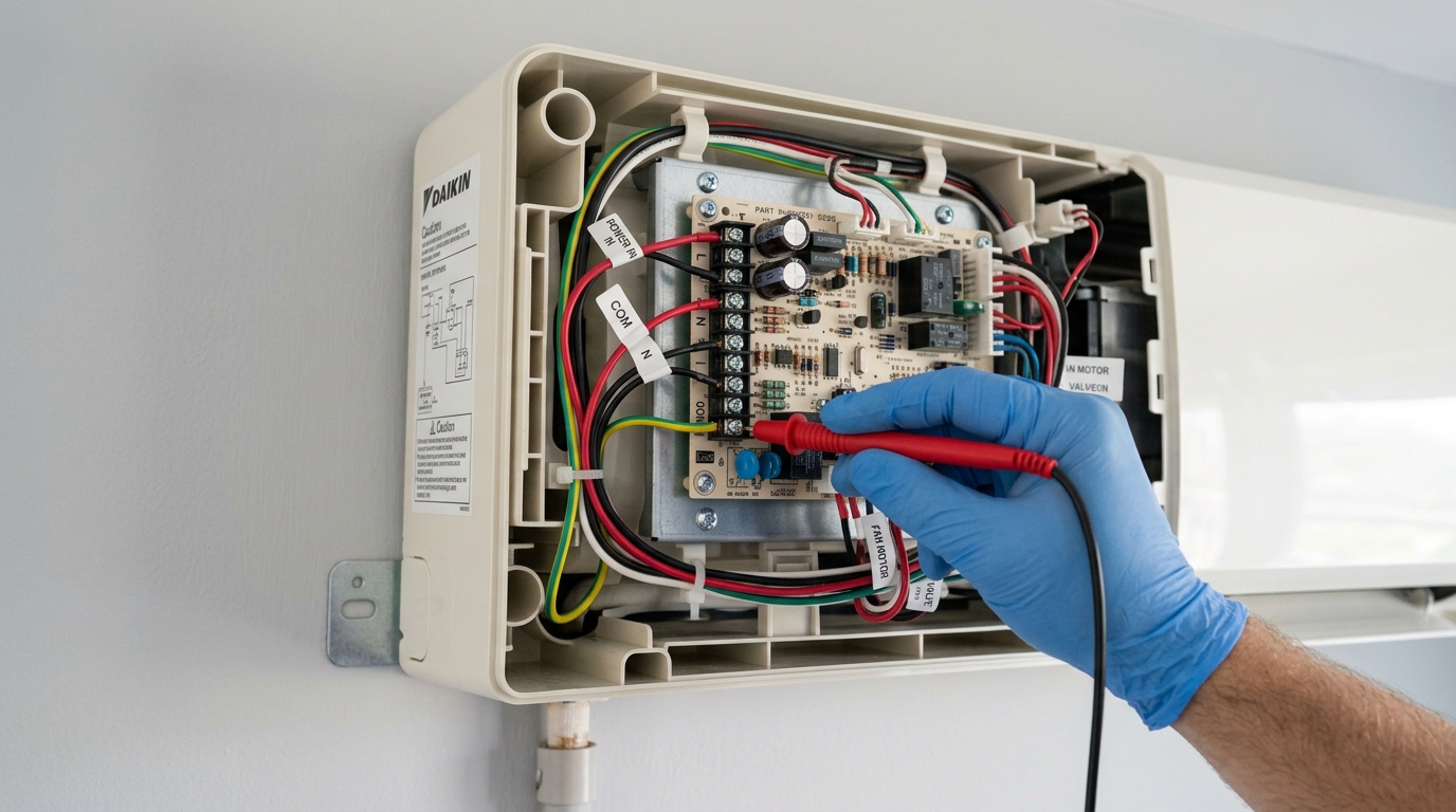Daikin Mini-Split Repair — Electrical and Control System Fixes