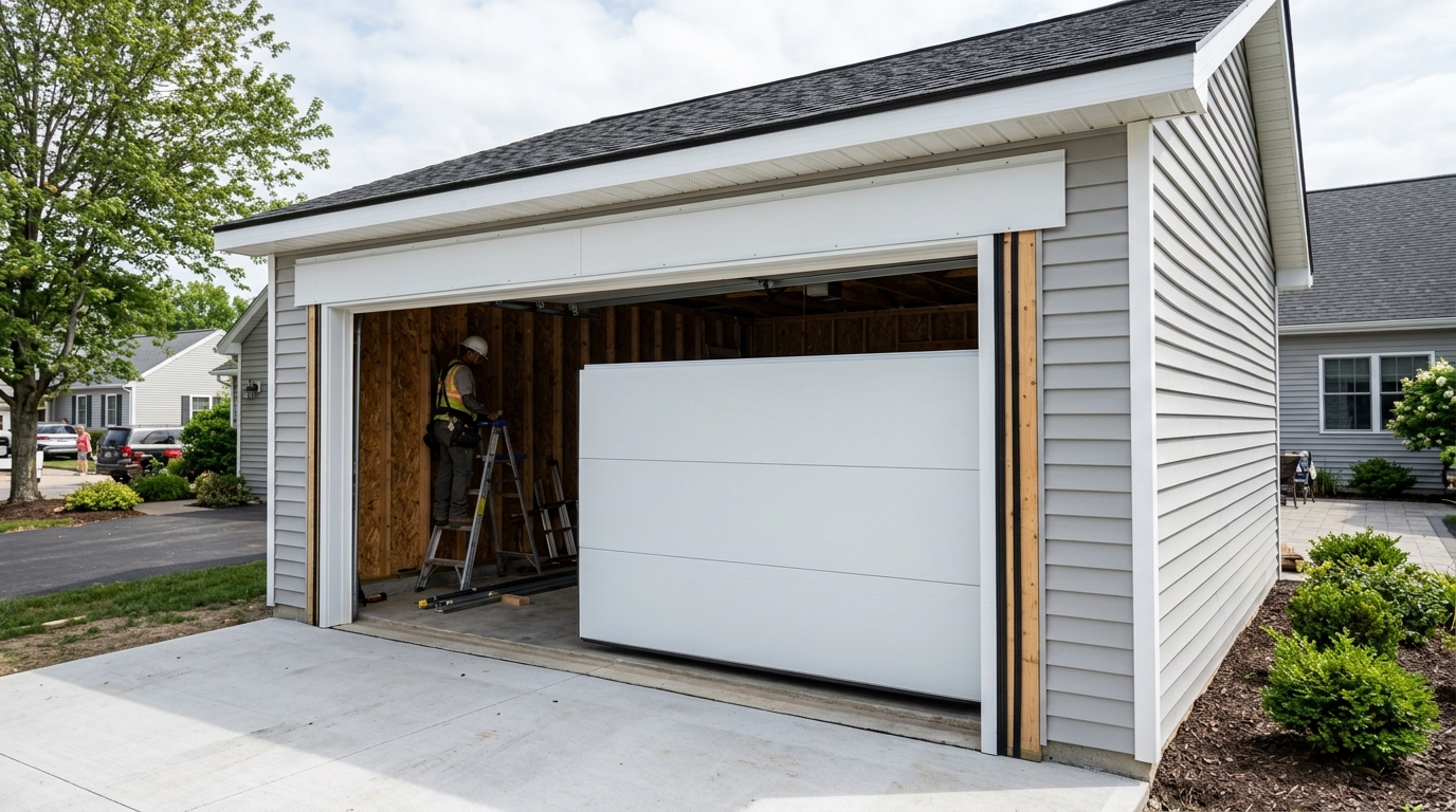 Garage Door Installation — Ridgeline Western Construction