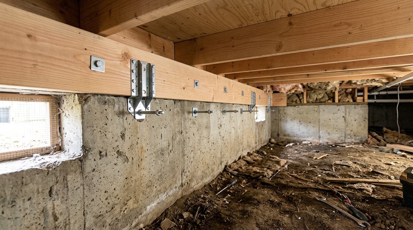 Foundation Bolting — Ridgeline Western Construction