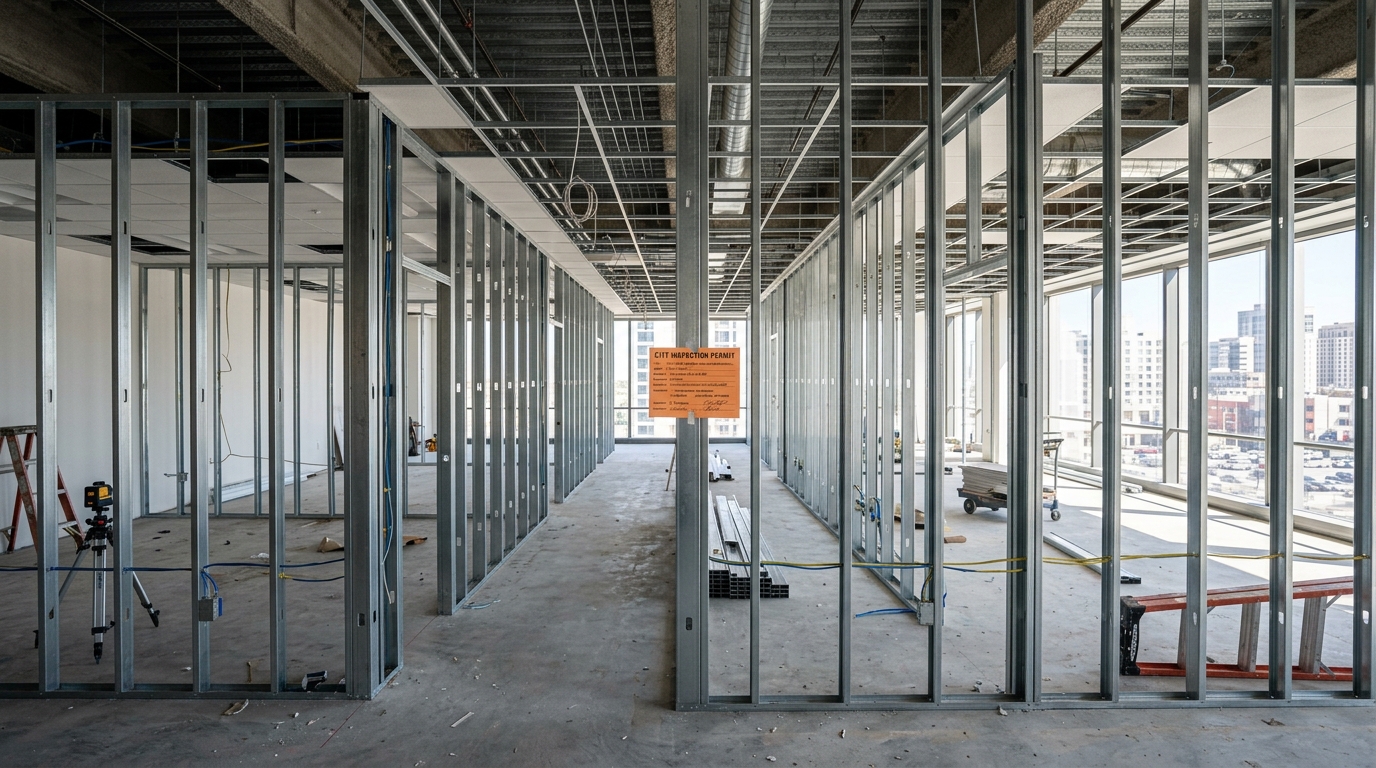 Office Buildout — Inspections and Documentation Secured for Occupancy
