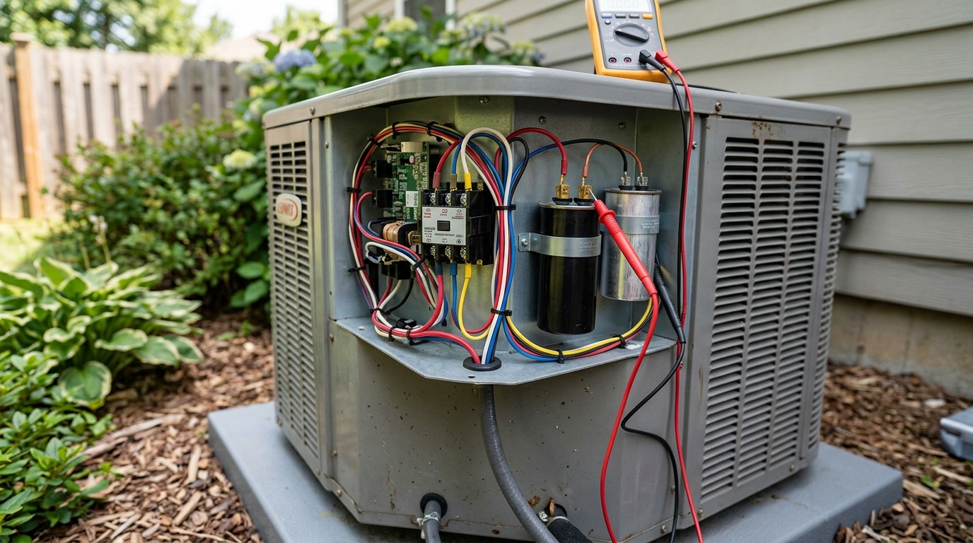 Heat Pump Maintenance — Electrical and Control System Check