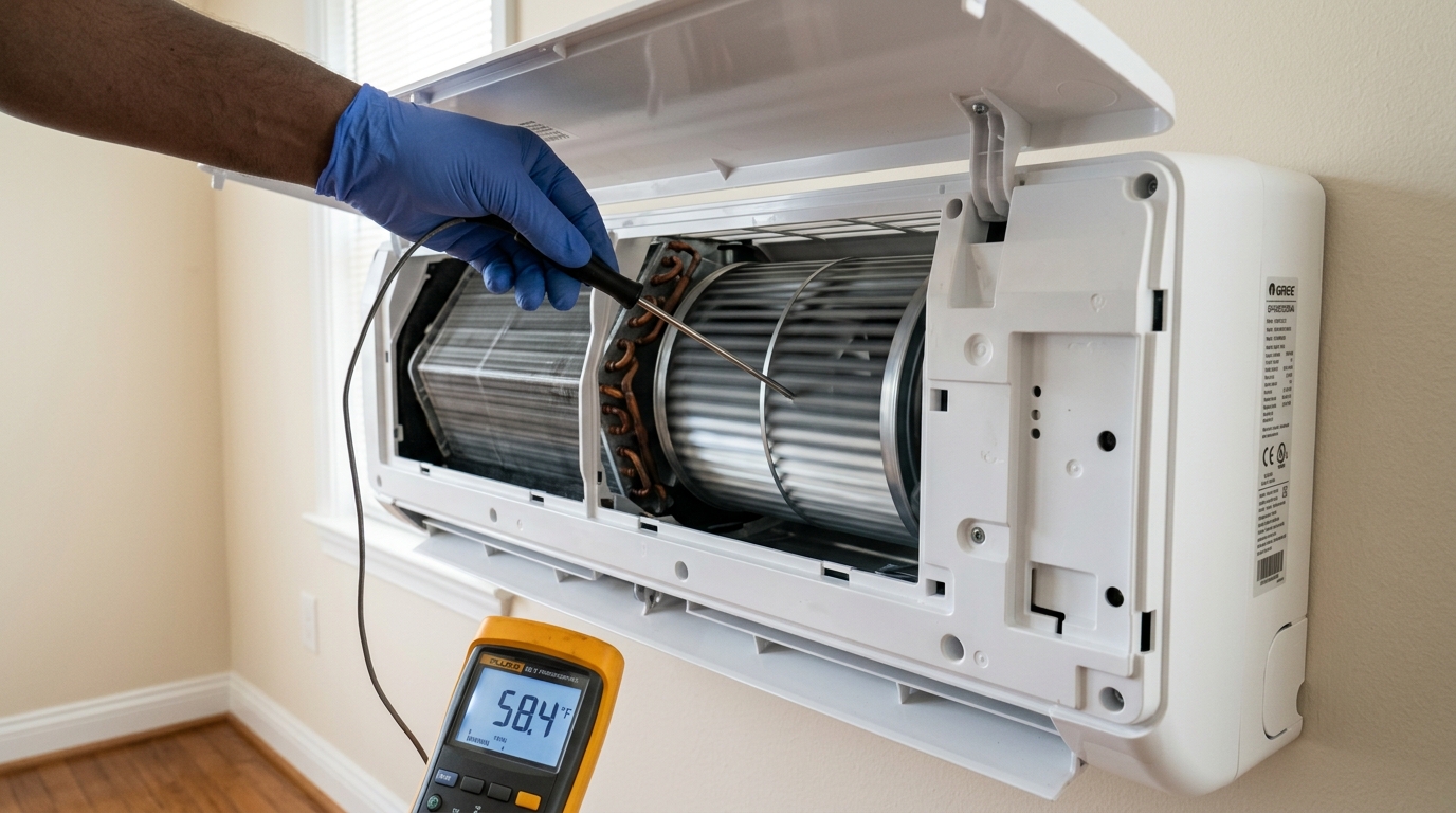 GREE Mini-Split Maintenance — System Testing and Performance Check
