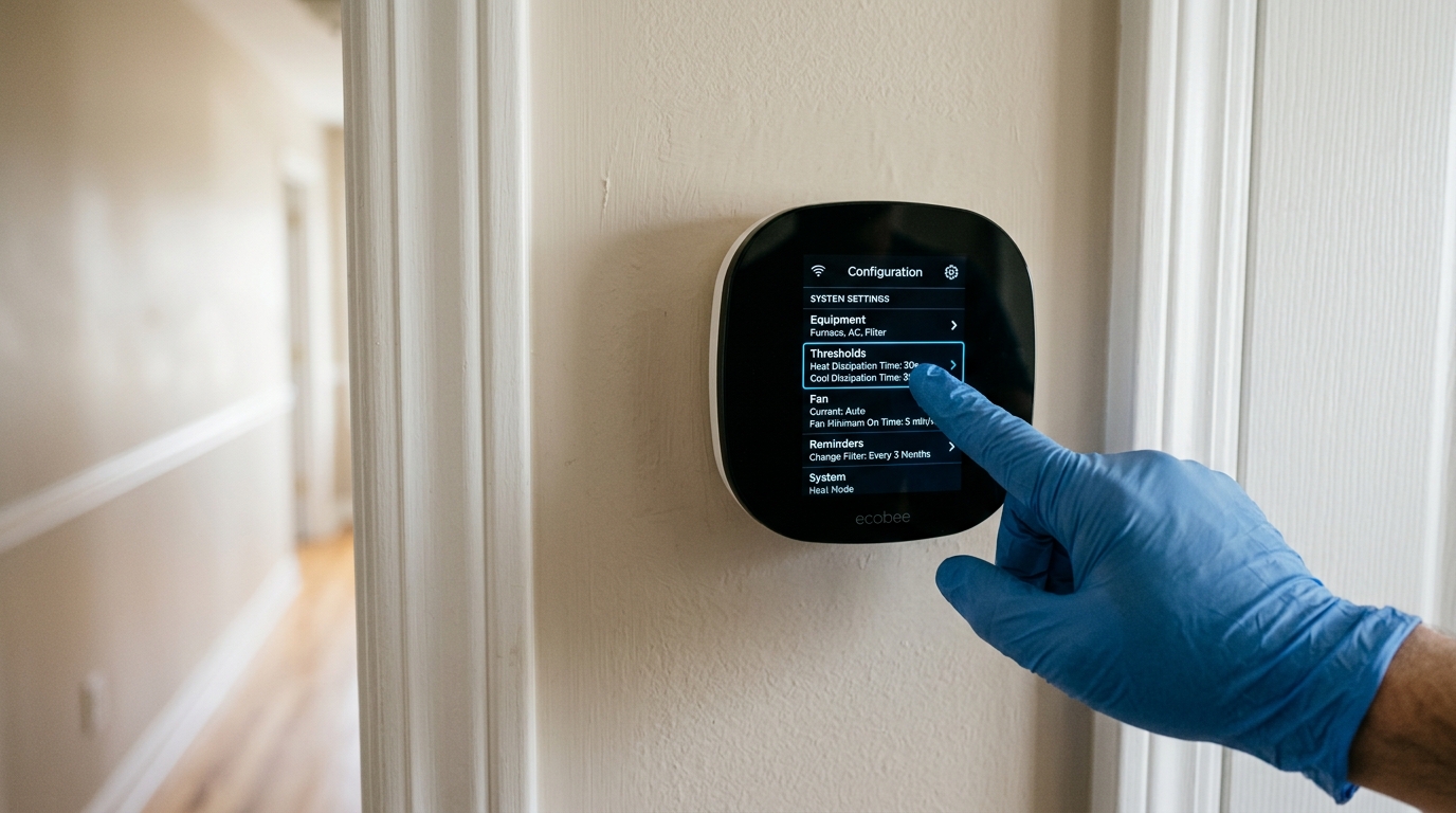 ecobee Thermostat Repair — System Control and Configuration Fixes