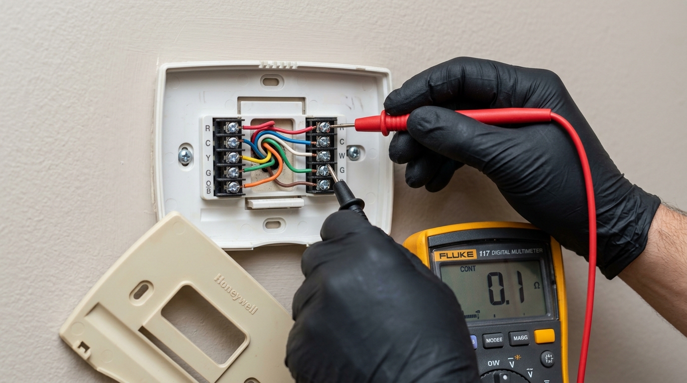 Honeywell Thermostat Repair — Wiring and Control Circuit Testing