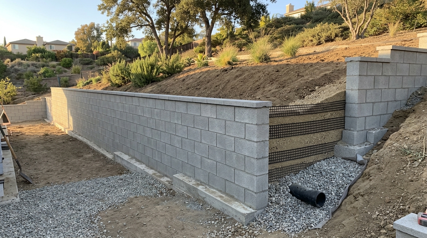 Retaining Walls — Sequenced Subcontractor Management in Laguna Niguel
