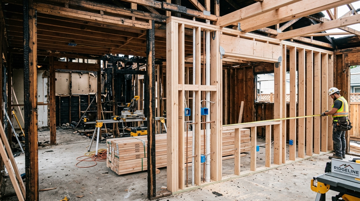 Fire Damage Rebuild — Single-Contract Project Management