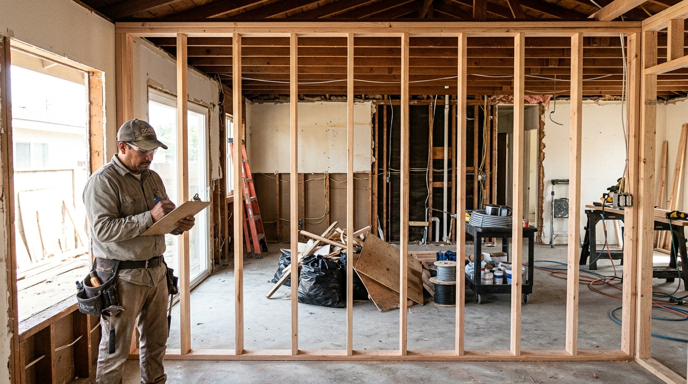 Home Renovation — One Contractor, No Handoffs