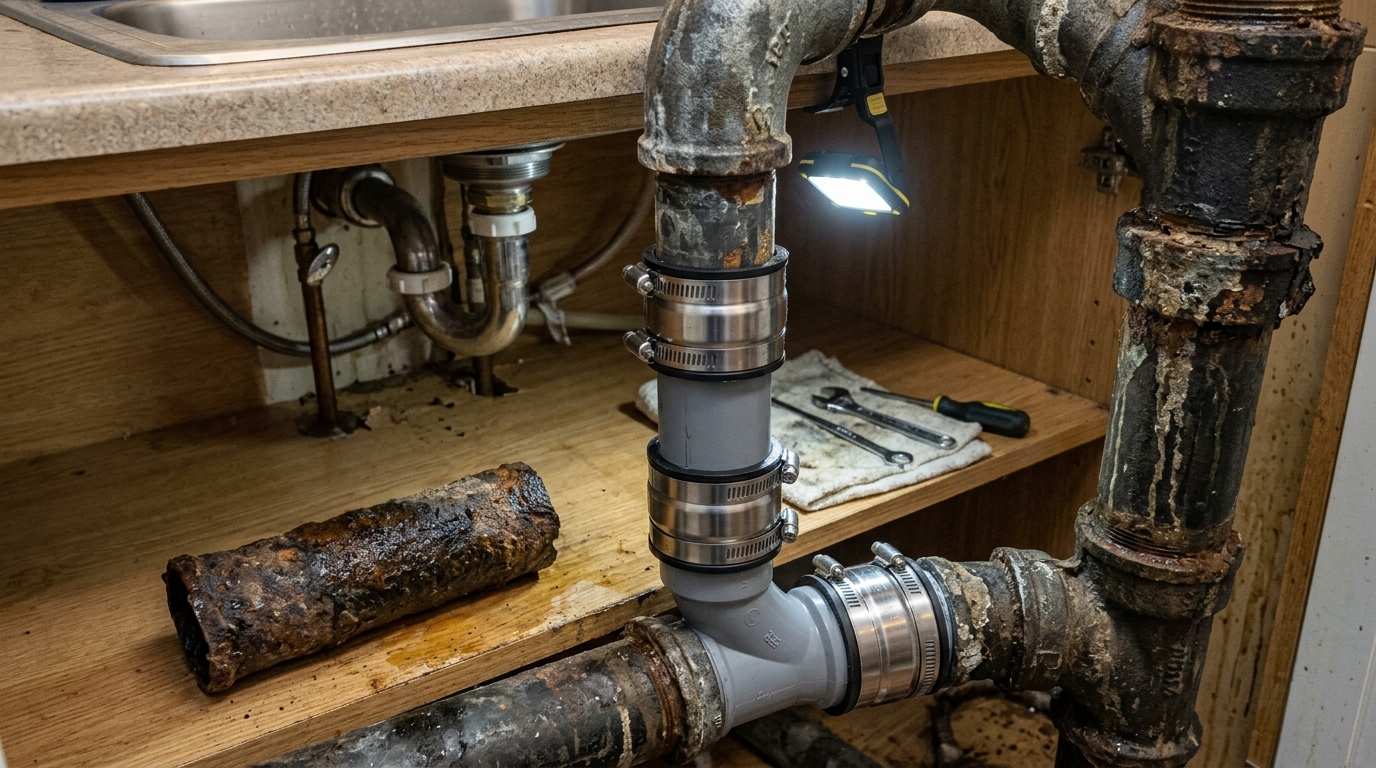 Kitchen Drain Cleaning — Targeted Pipe Repairs in Glasco Kitchens
