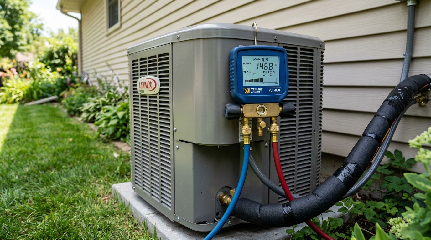 Lennox Mini-Split Repair — Refrigerant and Leak Repair Work