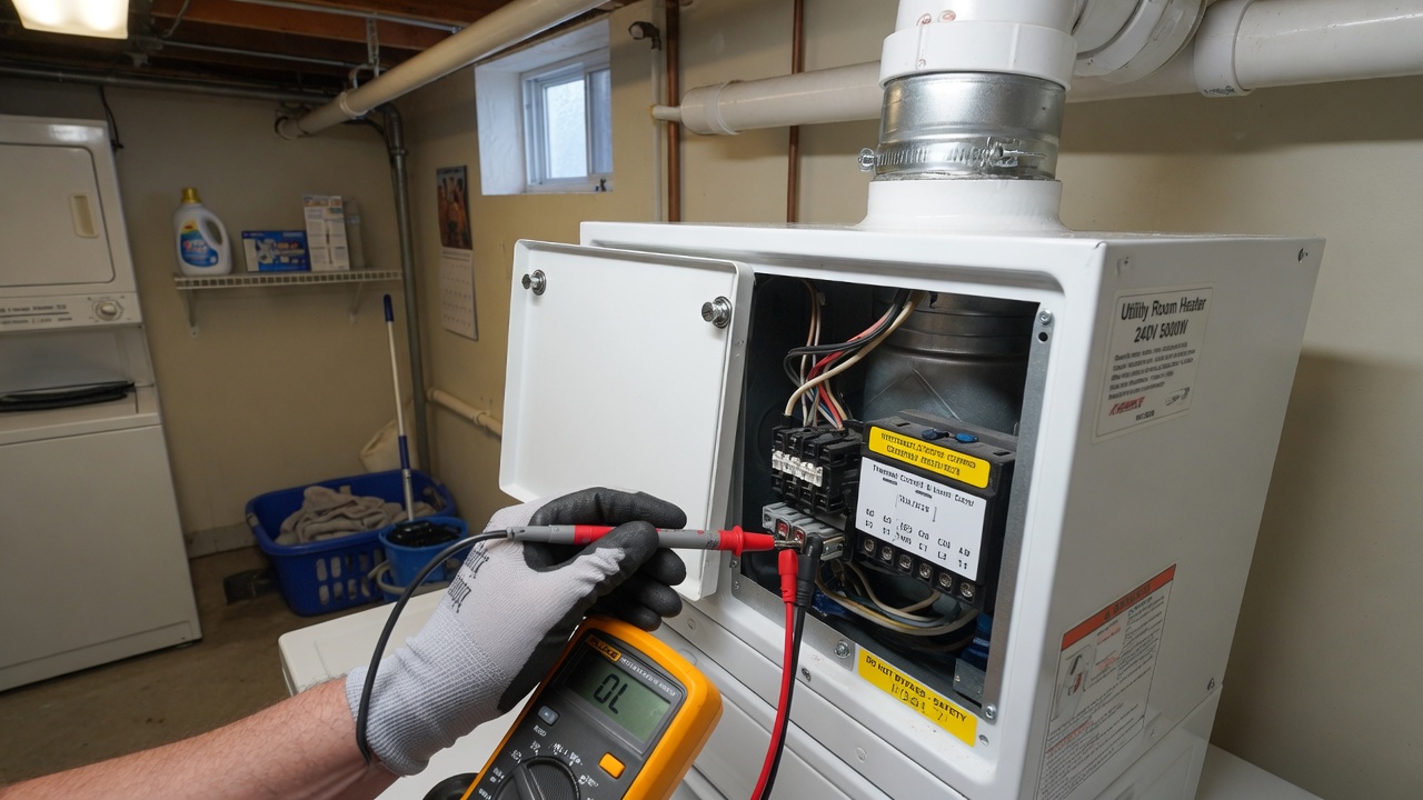 Laundry Room Heater Repair — Root-Cause System Diagnostics