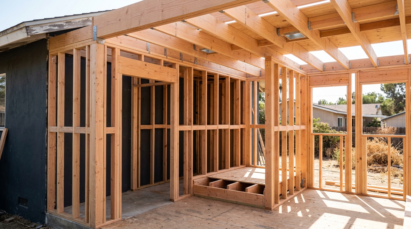 Bathroom Addition — Stepwise Build and Inspections