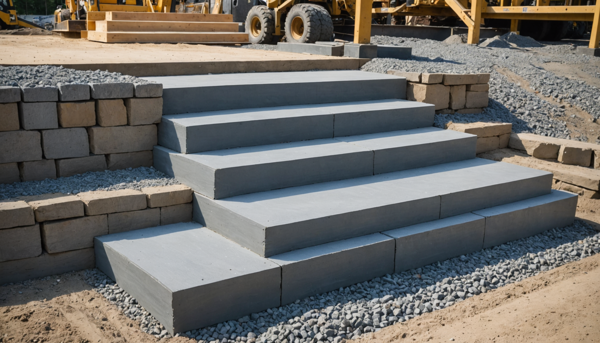 Commercial Bluestone Staircase Replacement - Full Structural Demolition and Rebuild