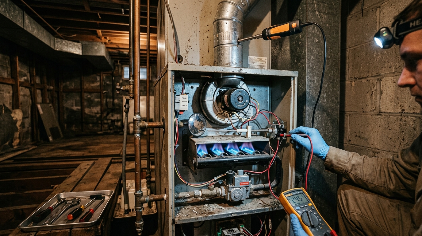 Furnace Maintenance — Critical Safety and Combustion Checks