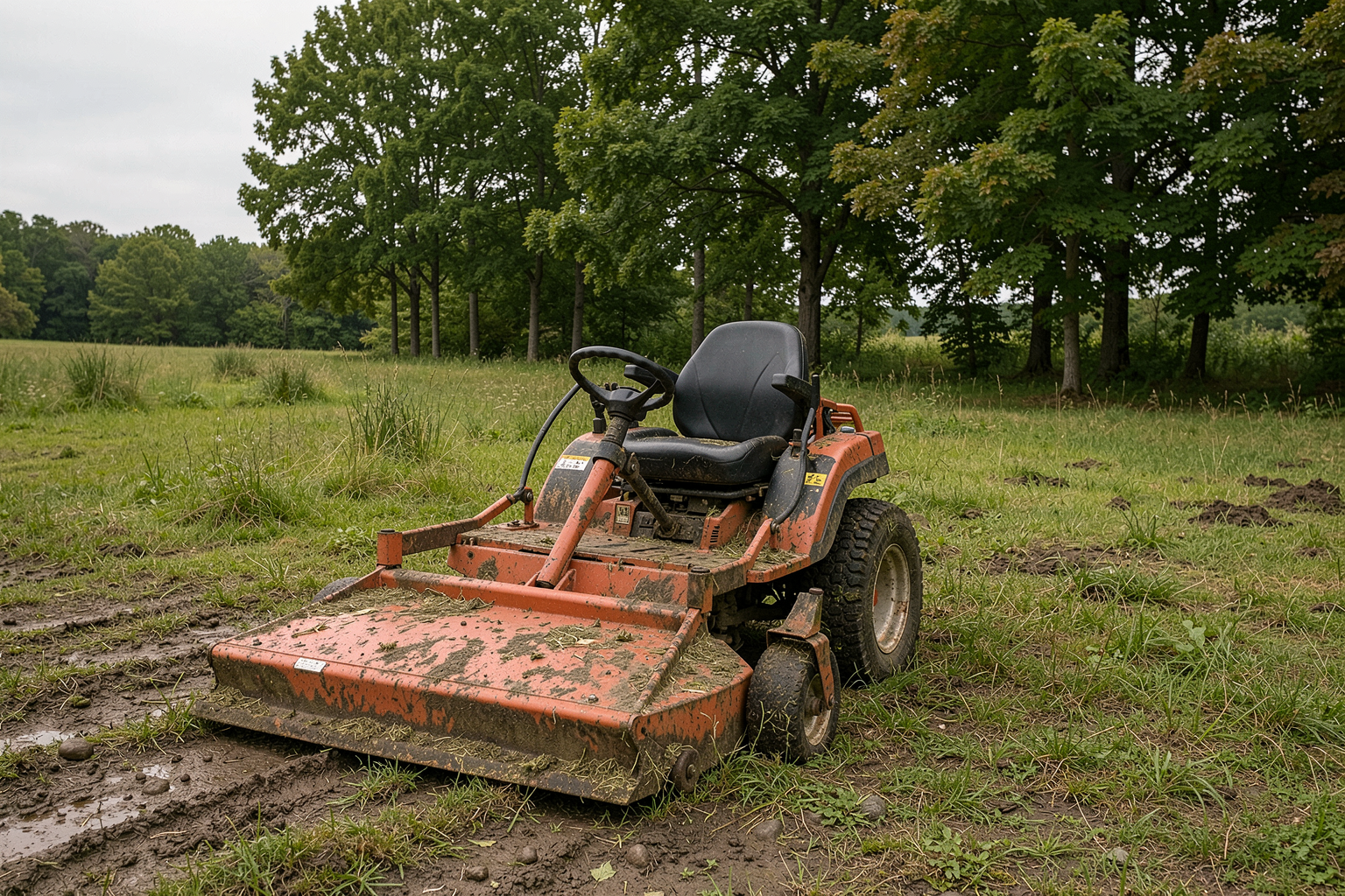 Zero-Turn Mower Deck Rebuild — Dutchess County