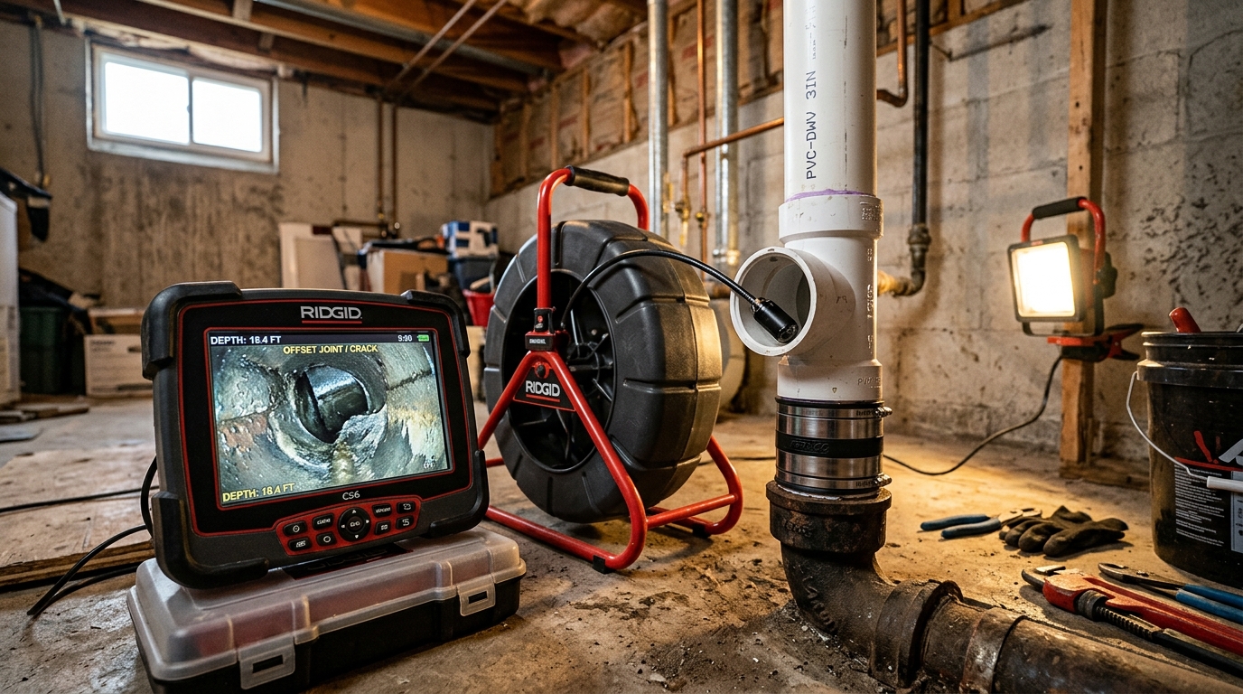 Kitchen Drain Cleaning — Camera Checks for Persistent Blockages