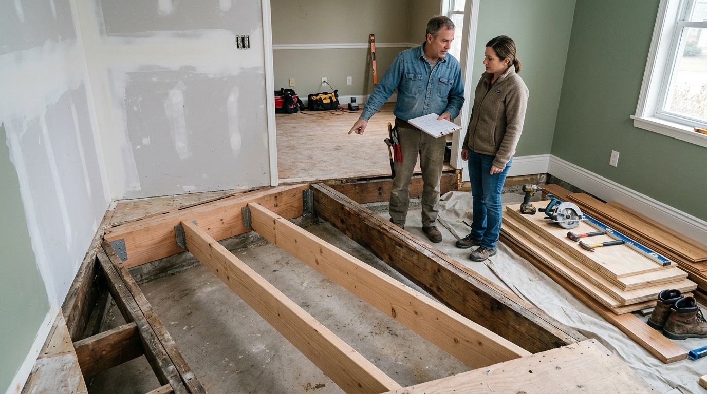 Floor Joist Repair — Single-Contract Project Management