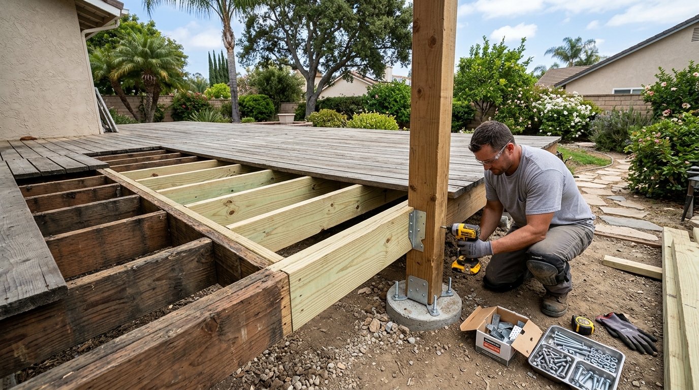 Deck Repair — Deck Surface to Match or Upgrade