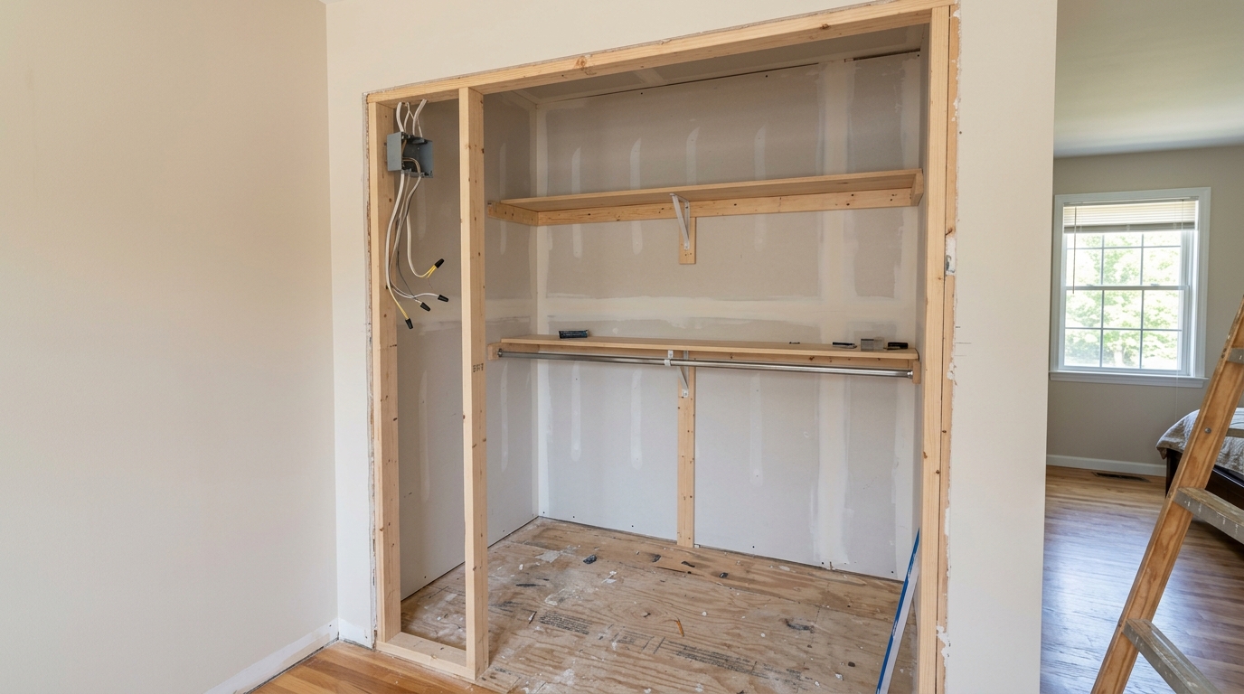 Closet Installation — Managed Trades and Inspection Tracking
