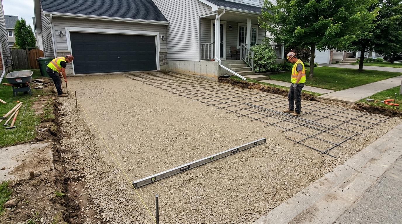 Concrete Driveway Replacement — Full Slab Demo and Base Correction