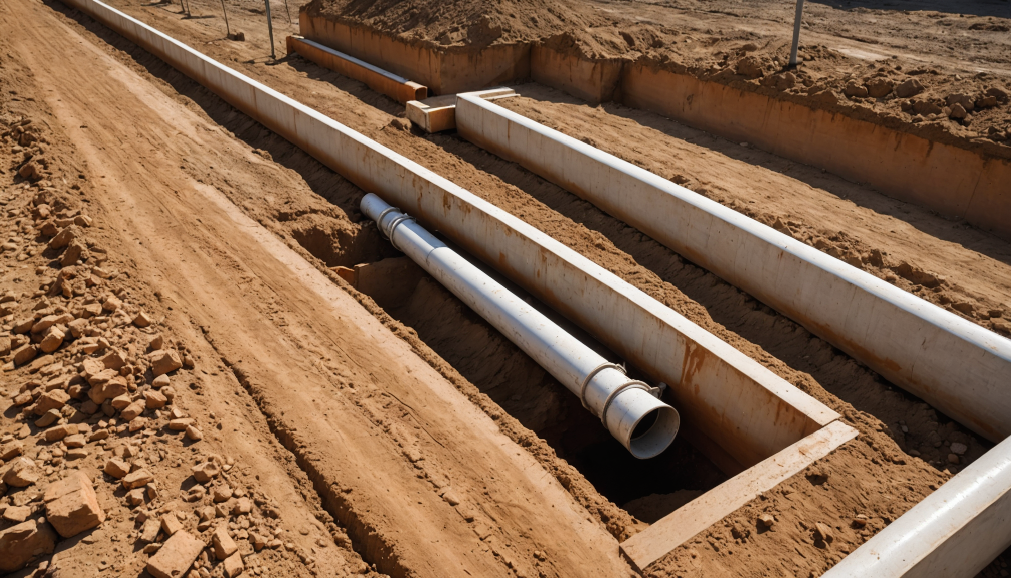 Commercial Excavation Services - Trenching for Utility Installation in Hyde Park, Dutchess County