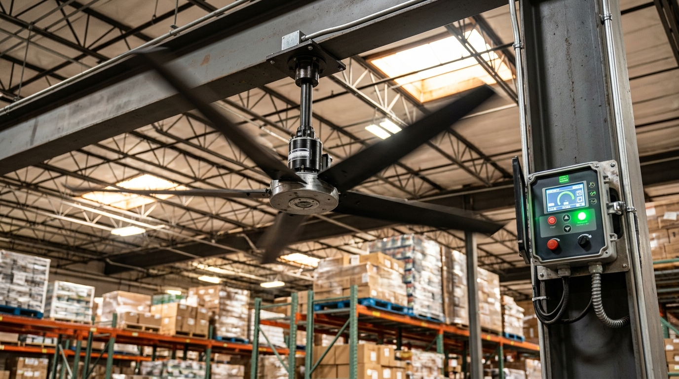 Big Ass Fans HVLS Fan Repair — Full System Testing After Repair